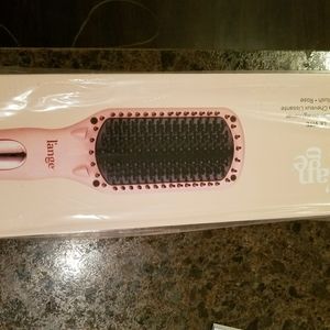 L'ange Levite Hairbrush Straightener  (rose gold)